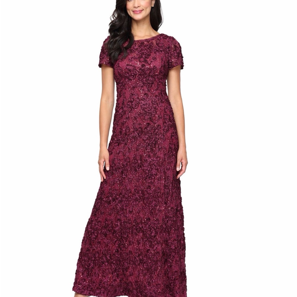 Alex Evenings Lace Maxi Dress
